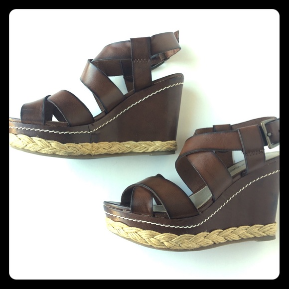 Maurices Shoes - Maurices brown wedge sandals